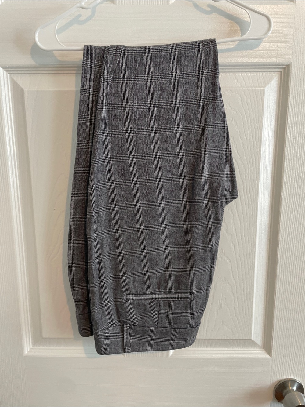 LOFT Gray and Purple Plaid Women’s Dress Pants